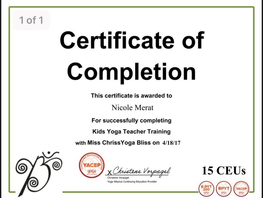 KidsYoga TT - Yoga Bliss - 2017