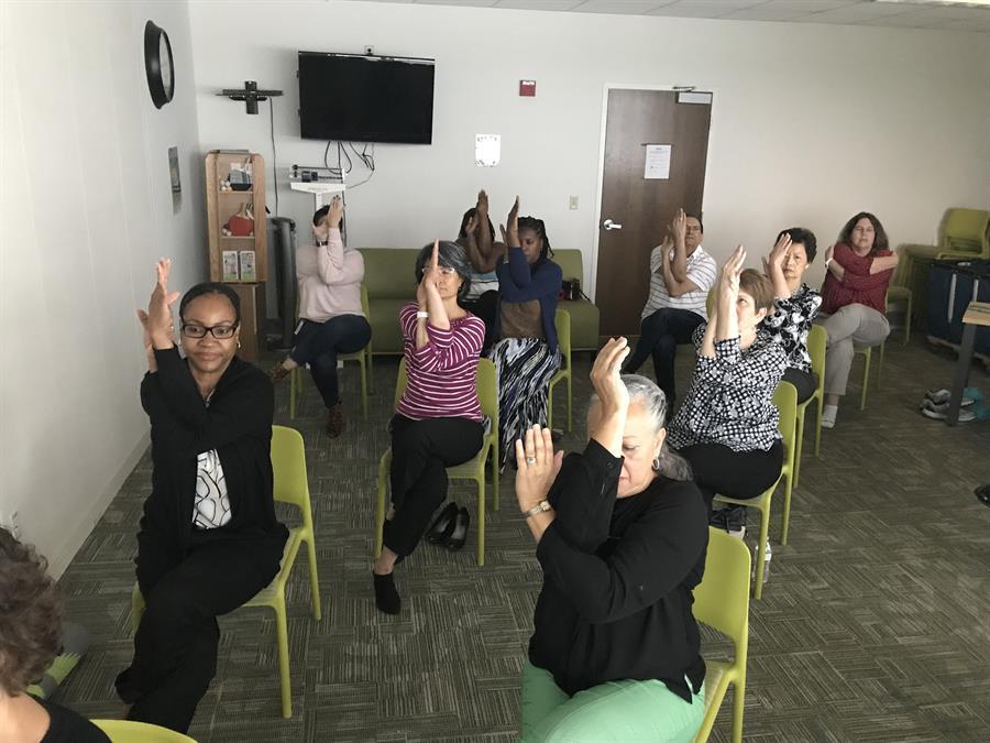 Corporate Chair Yoga