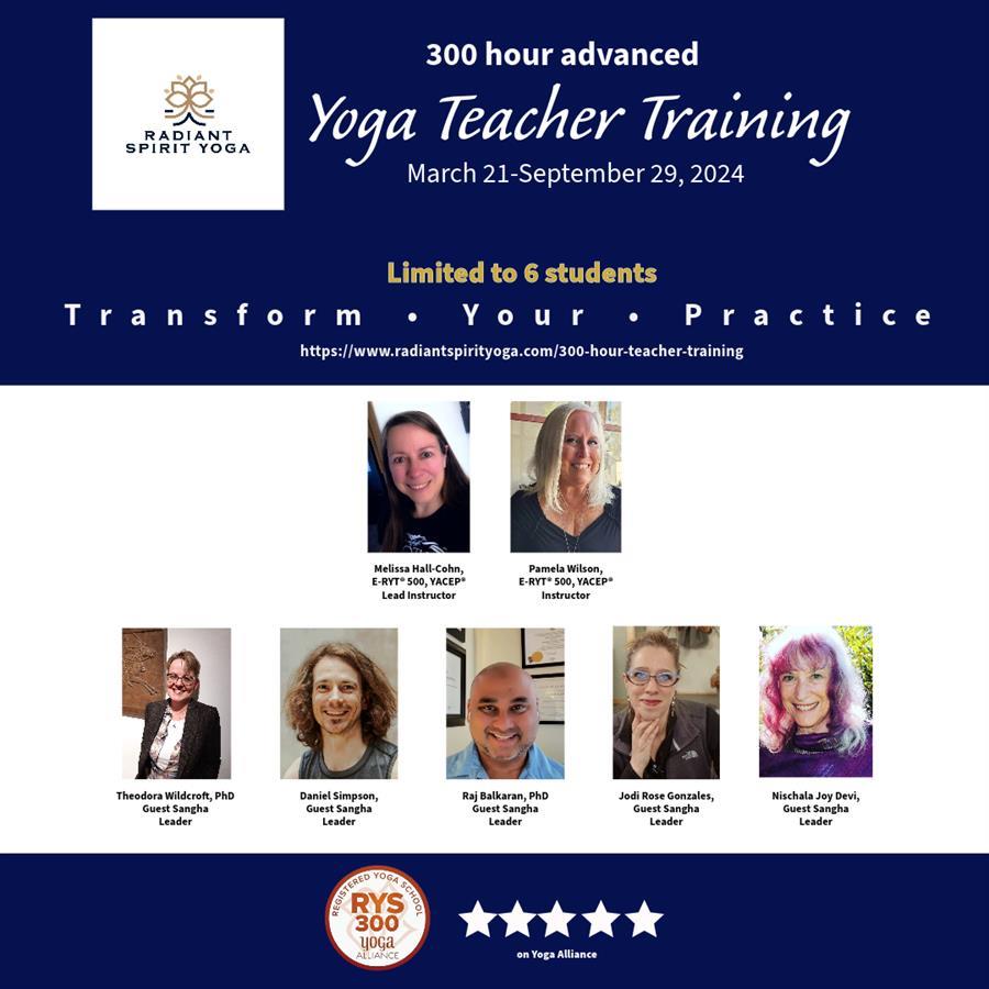 Radiant Spirit Yoga 300 Hour Advanced YTT