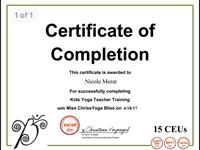 Additional Certifications