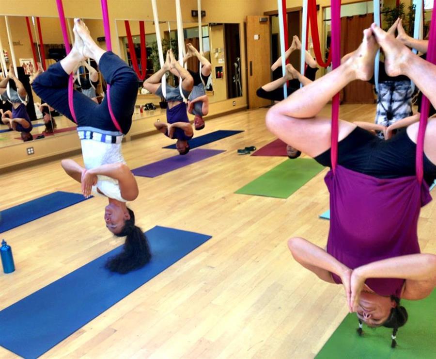 Infinite Yoga: Aerial Viparita Baddha Konasana