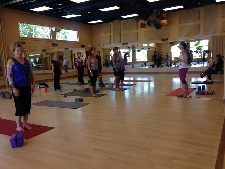 Artisans Courtyard: Cello/Mantra Vinyasa Workshop