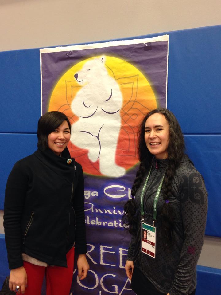 UAF Yoga Club @ Arctic Winter Games 2014