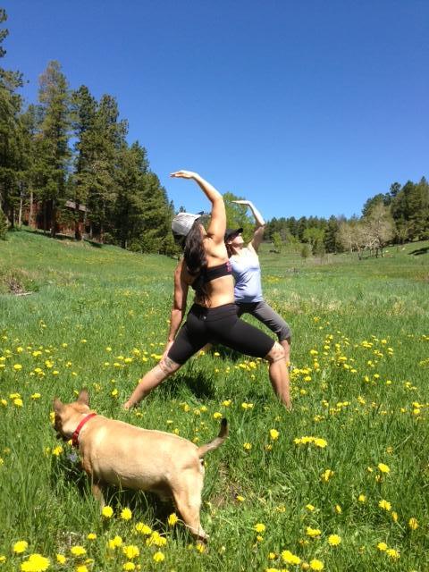 Goddess Meadow: Viparita Virabhadrasana