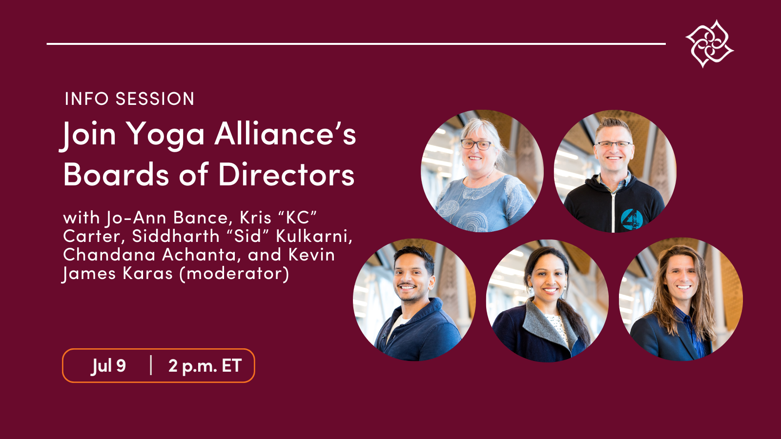 Info Session | Join Yoga Alliance’s Boards of Directors